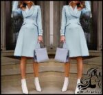 آموزش رسم الگو خیاطی پالتو شیک زنانه - Stylish20feminine20coat20pattern 07