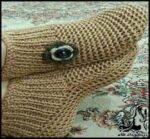 بافتنی و آموزش بافت پاپوش شیک زنانه - Stylish20womens20slippers20texture 01