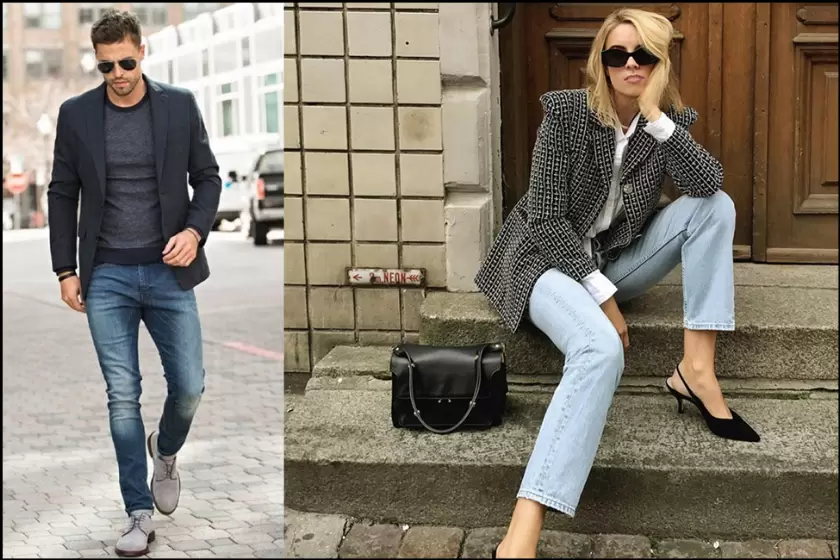 استایل مهمانی با شلوار جین