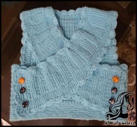 بافتنی و آموزش بافت ژیله چپ و راستی دخترانه - Teaching20left20and20right20jelly20texture20for20girls 01