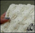بافتنی و آموزش بافت پترن زیبای دومیل مدل اشک - Teardrop20pattern20texture 01