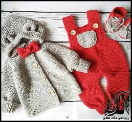 آموزش بافتنی و بافت شلوار پیشبندی کودک - Texture20of20apron20pants 01