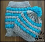 بافتنی و آموزش بافت ست شال و کلاه پسرانه - Texture20of20boys20scarves20and20hats 01
