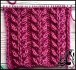 بافتنی و آموزش بافت طرح خوشه سرخس - Texture20of20fern20cluster20design 01