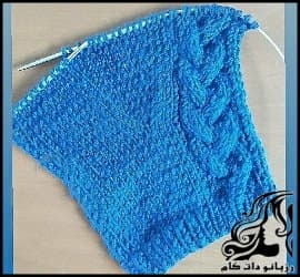 بافتنی و آموزش بافت دستکش تک انگشتی - Texture20of20one finger20gloves 04