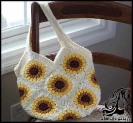 Texture20of20women20bag20with20sunflower20motif-13
