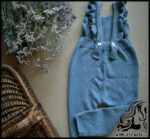 بافتنی و آموزش بافت شلوار پیشبندی دخترانه - Textured20girls20apron20pants 01