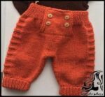 بافتنی و آموزش بافت شلوار دومیل کودک - The20texture20of20the20babys20pants 01