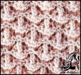 بافتنی و آموزش بافت مدل زیبای موج دریا - The20texture20of20the20beautiful20sea20wave20model 01