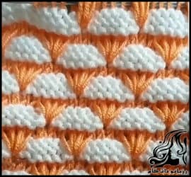 بافتنی و آموزش بافت مدل چتری زیبا - The20texture20of20the20beautiful20umbrella20model 01