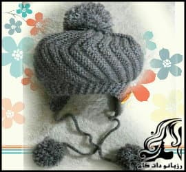 بافتنی و آموزش بافت کلاه کج راه دومیل - The20texture20of20the20crooked20hat 01