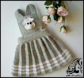 بافتنی و آموزش بافت سارافون دخترونه دومیل - The20texture20of20the20girls20sarong 01