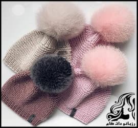 بافتنی و آموزش فارسی و گام به گام بافت کلاه مدل رکن بدون درز - The20texture20of20the20hat20is20seamless 02