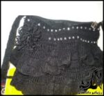 بافتنی و آموزش بافت کیف قلاب بافی چین دار - The20texture20of20the20pleated20crochet20bag 06