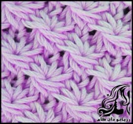بافتنی و آموزش بافت پترن گل ریز - Tiny20flower20pattern 01