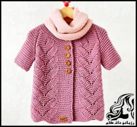 بافت ژاکت دخترانه مدل دم پرستویی به همراه فیلم - Tissue20of20swallowtail 04
