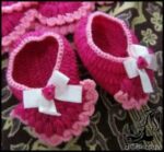 بافتنی و آموزش بافت پاپوش نوزاد برای ست نوزادی - Tissue20texture20for20baby20set 01