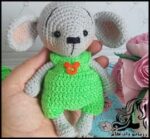 بافتنی و آموزش بافت عروسک موش مهربان برای هفت سین - Training20doll20tissue20of20mice20kind 12