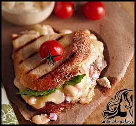 طرز تهیه پنینی تن ماهی و لوبیا سفید - Tuna20and20White20Bean20Panini 02