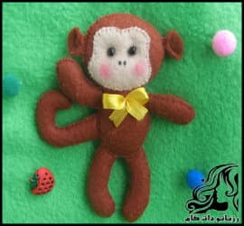 ساخت عروسک میمون نمدی با الگو - Tutorials20Felt20Monkey20doll 08