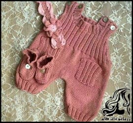 بافتنی و آموزش بافت سرهمی نوزادی تاپ شورت دومیل - Two20piece20top20shorts 01