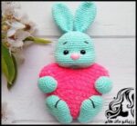 آموزش تصویری بافت عروسک خرگوش قلبی برای ولنتاین - Valentine20rabbit20doll20texture 07