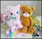 عروسک بافی و آموزش بافت عروسک گربه مخملی - Velvet20Cat20Doll20Texture 08