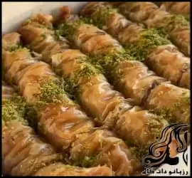طرز تهیه باقلوای استانبولی گردویی خوشمزه و سنتی - Walnut20Istanbul20Baklava20recipe 01