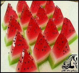 طرز تهیه ژله هندوانه ای - Watermelon jelly 01 compressor