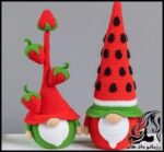 بافتنی و آموزش بافت عروسک گنوم یلدایی - Watermelon2020Strawberry20Gnome20tutorial 07