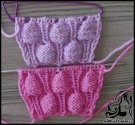 آموزش قلاب بافی | مدل بافت پفکی یا قاشقی دومیل - Weaving20hook20model20Puffy20or20spoon 08