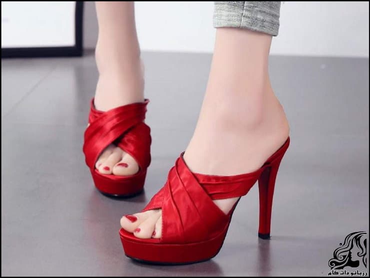 کفش پاشنه بلند مجلسی زنانه با پاشنه سوزنی