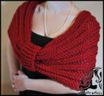 بافتنی و آموزش بافت شال پاپیونی زنانه - Womens20bow20tie20Shawls20texture 01