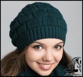 بافتنی و آموزش بافت مدل کلاه زنانه - Womens20hat20model20knitted20tutorial 01