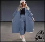 آموزش رسم الگو خیاطی مانتو میکرو زنانه - Womens20micro20coat20sewing20pattern20tutorial 08