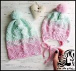 آموزش بافت کلاه با پترن لوزی و بافت جو دانه - Woven20hats20with20diamond20Pattern 01