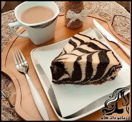 آشپزی و طرز تهیه کیک زبرا دورنگ - Zebra20cake20recipe 01