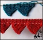 بافتنی و آموزش بافت حاشیه زیگزاگی - Zigzag20border20texture 01
