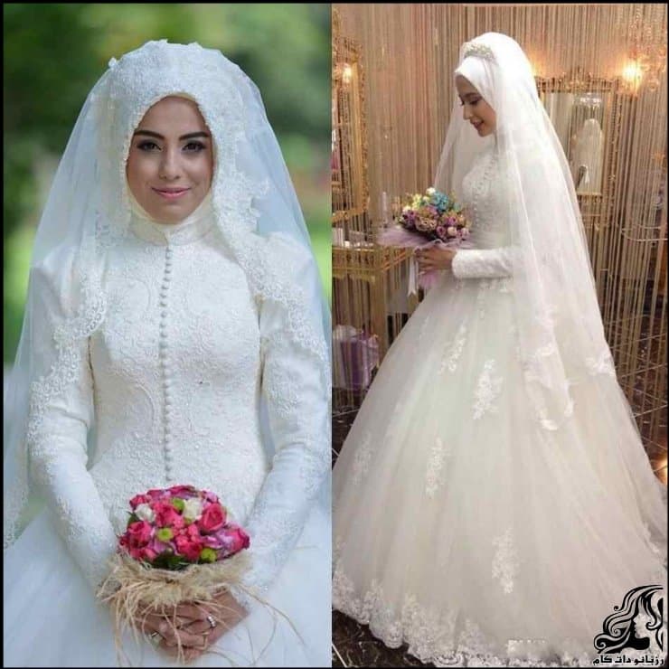 مدل لباس عروس عربی فوق العاده شیک و زیبا