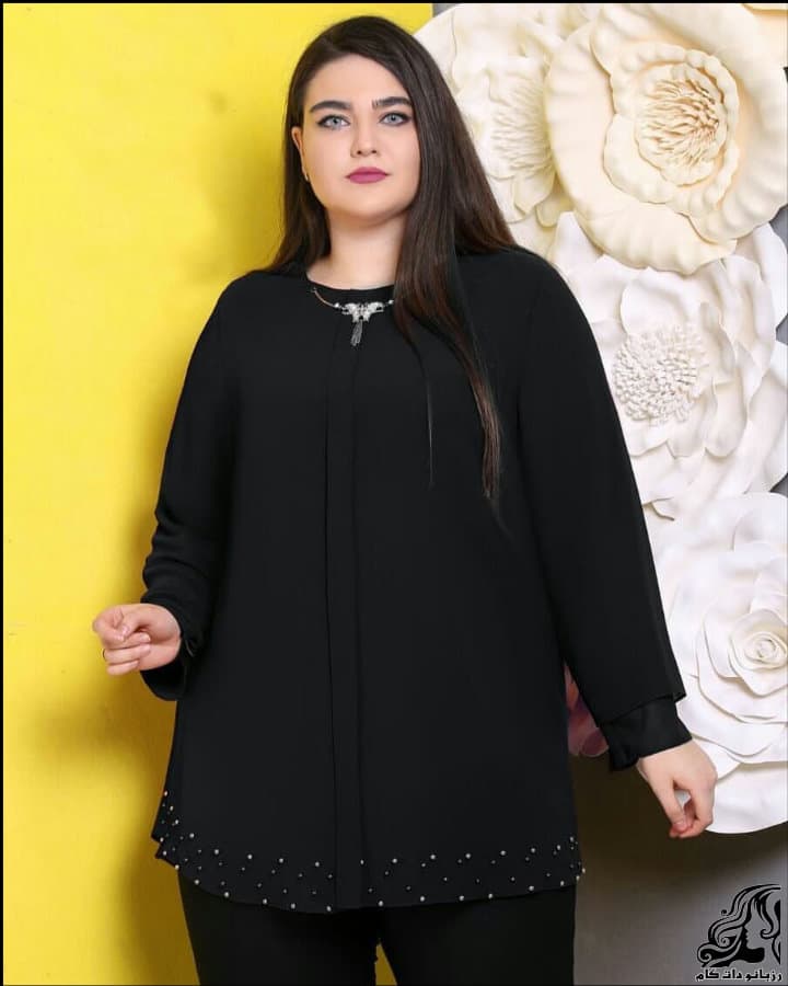 تونیک مجلسی سایز بزرگ شیک زنانه برای استایل خاص