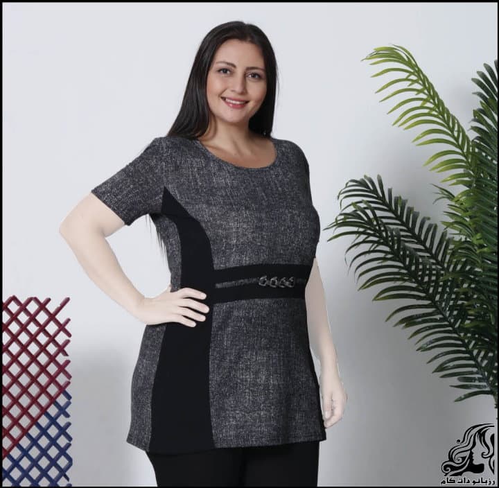 تونیک مجلسی سایز بزرگ شیک زنانه برای استایل خاص