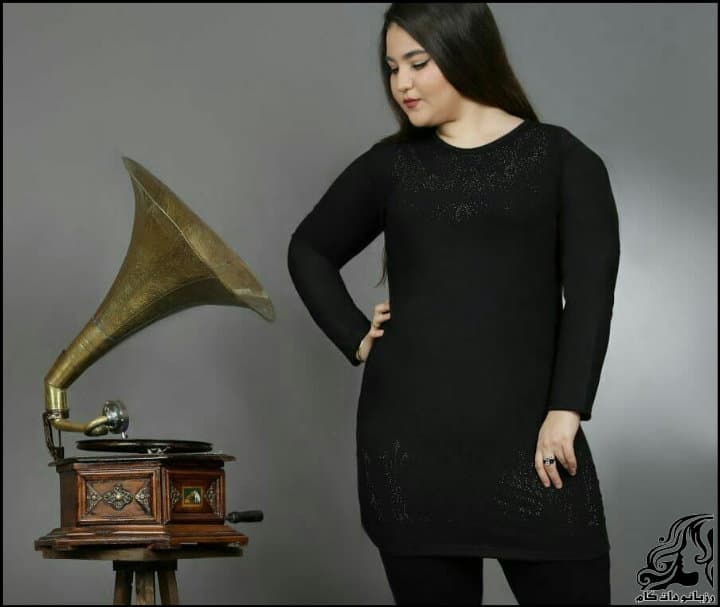 تونیک مجلسی سایز بزرگ شیک زنانه برای استایل خاص