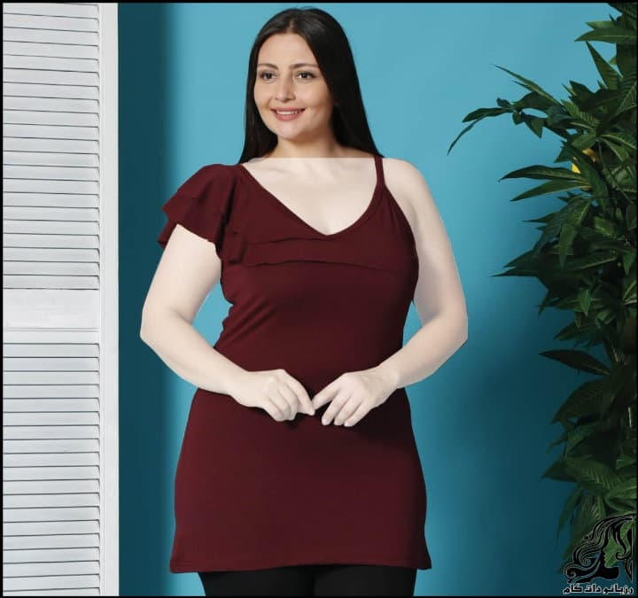 تونیک مجلسی سایز بزرگ شیک زنانه برای استایل خاص