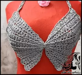 آموزش جامع بافت نیم تنه پروانه، قدم به قدم برای مبتدیان - croche20Butterfly20bust20tutorial 01