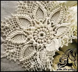 آموزش جامع بافت ماندالا آرورا برای دیوارکوب - croche20Mandala20Aurora20tutorial 02