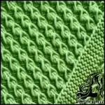 آموزش بافت پترن دومیل، کشبافت جذاب برای بچه‌ها و بزرگسالان - crochet20Attractive20knitted20pattern20tutorial 01