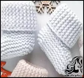 آموزش رایگان بافت پاپوش نوزاد با روشی متفاوت - crochet20Baby20booties20in20a20different20way20tutorial 01