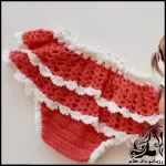 آموزش بافتنی و قلاب بافی شورت نوزادی - crochet20Baby20shorts20tutorial 01