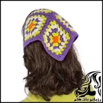آموزش بافت باندانا قلاب بافی به همراه فیلم - crochet20Bandana20tutorial 02