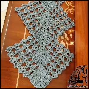 آموزش قلاب بافی، بافت رانر رومیزی زیبا برای دکوراسیون منزل و کسب درآمد در خانه - crochet20Beautiful20desktop20runner20tutorial 01